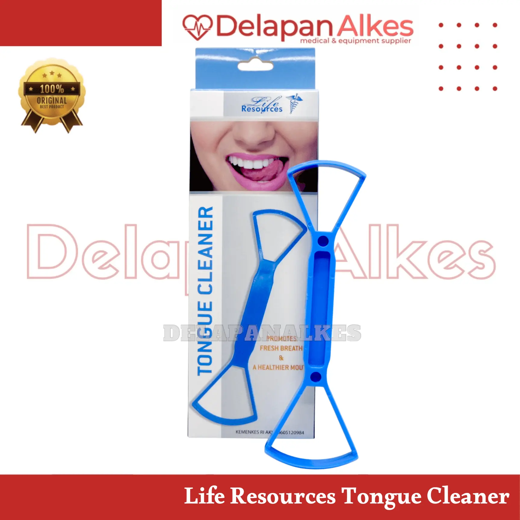 Life Resources Tongue Cleaner Sikat Pembersih Lidah Menghilangkan Bakteri Bau Mulut