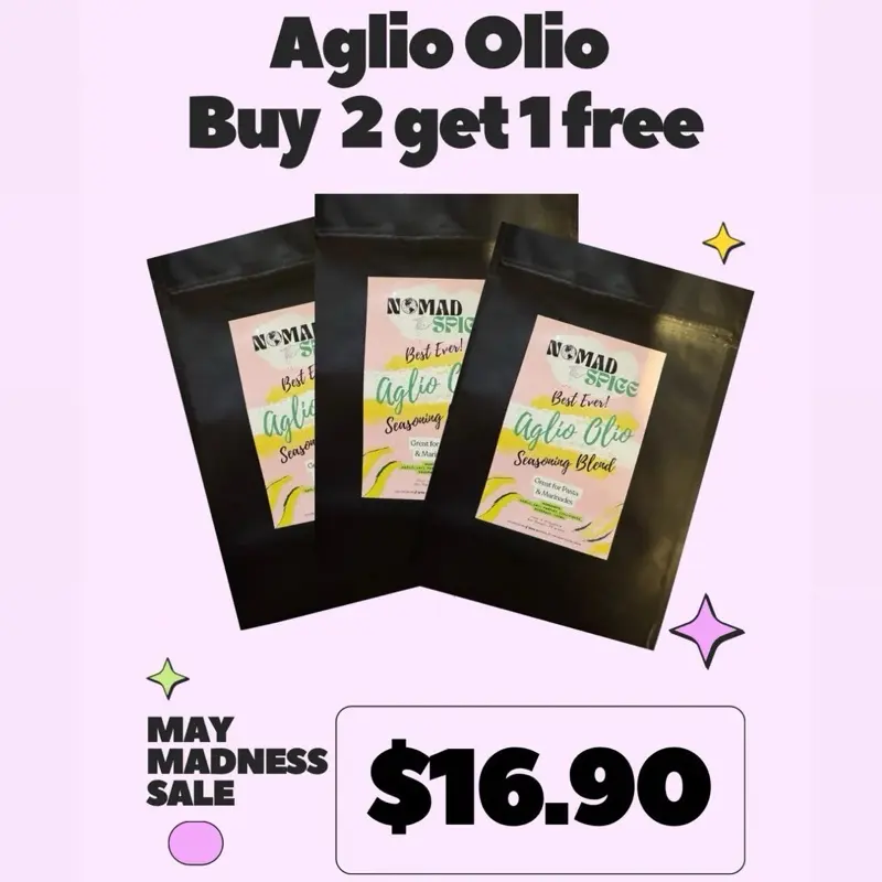 [BUNDLE OF 2] [GET 1 FREE] The Best Halal Nomad Aglio Olio Seasoning