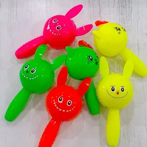 Rubber Stick toys Boneka lampu suara mainan kerincingan bunyi Mainan anak dan bayi