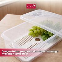Gambar ASVITA Toples Dan Saringan Novia 2L, 3L, 4L Plastik Sealware Penyimpanan Makanan Food Grade NSS - 2 Liter, Bubble Wrap dari ASVITA Plastic Indonesia Kota Tangerang 4 Tokopedia