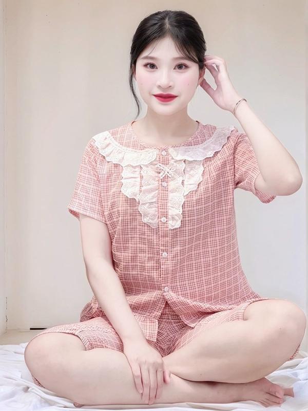 Đồ bộ nữ mặc nhà , đồ ngủ thiết kế trẻ trung(có cộc tay) 8