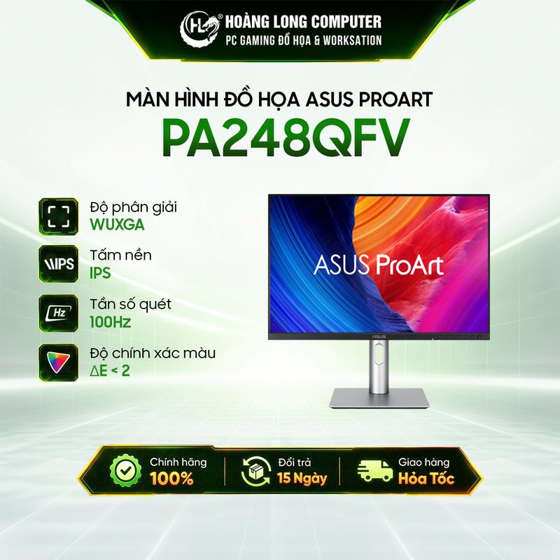 Màn Hình Đồ Họa ASUS ProArt PA248QFV 24 Inch 100Hz 1920x1200 Bảo Hành 36 Tháng