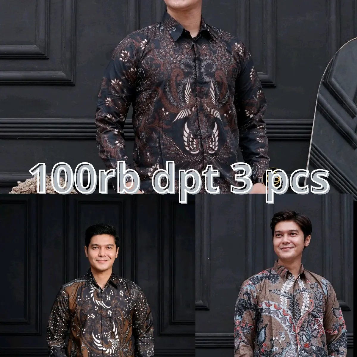 KEMEJA BATIK 100rb DAPAT 3 PCS