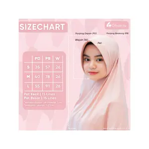 Ghania - Sabina Jersey ( Random ) Jilbab Instan
