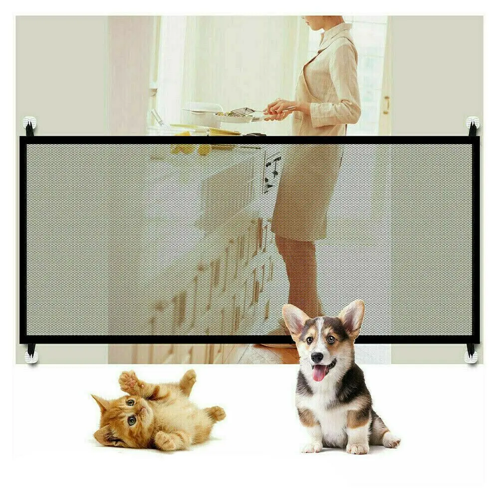 Portable Home&Living Indoor and Outdoor Mesh Guard Net Pets Supplies Fencing Trellis Baby Safety Gate
