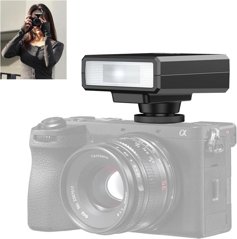 Tia chớp máy ảnh F12mini, Ulanzi, Tốc độ máy ảnh, với GN12 / CCT 5600K, Thích hợp cho máy ảnh kỹ thuật số Canon / Fuji / Sony / Nikon / Panasonic Olympus Pentax và các máy ảnh kỹ thuật số SLR khác, với một đế tiếp xúc nóng