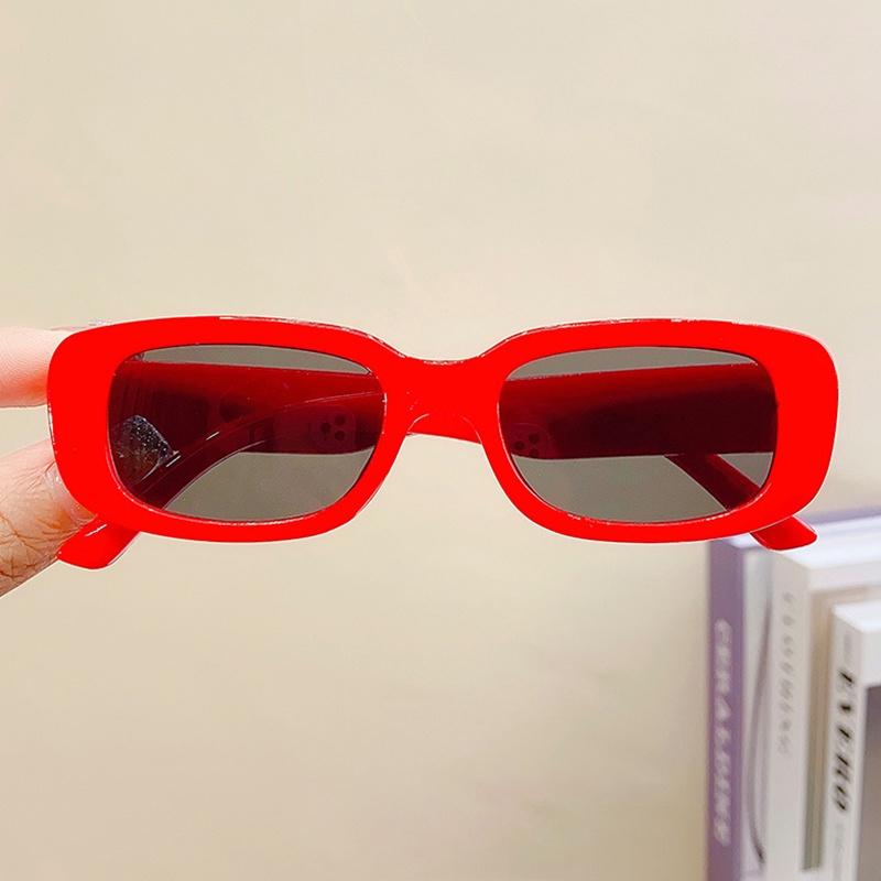 Kính Râm Trẻ Em, Hình Vuông, Thời Trang, Khung Trái Tim, Chống Tia Cực Tím, Thích Hợp Cho Bé Trai Và Bé Gái, Đi Biển Ngoài Trời, Kính Mắt, Độ Tuổi: 2-7Y 7