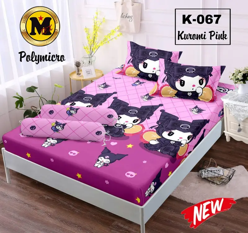 Sprei anti geser dobel karet motif karakter semua ukuran ada 90 120 160 180 20 5