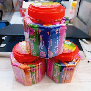 Permen Karet Tatto isi 40 Rasa Variasi Enak & Aman Dilengkapi Stiker Menarik