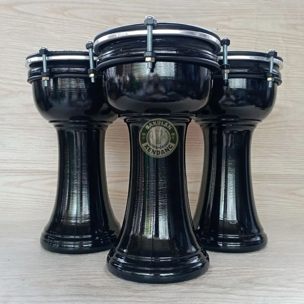 Calti Darbuka Termurah 6 inch Dumbuk Mika Kendang Anak Mainan Anak Kayu Alat Musik Tradisional Jimbe Gendang Terbang Tradisional Sholawat Hadroh