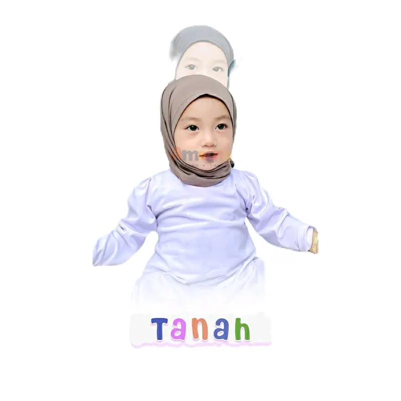 SEGITIGA INSTAN KANCING ANAK ZIYA-SEGITIGA JERSEY USIA 2-5 TAHUN BY DESMONDA Jilbab Muslim Nyaman Kerudung Cantik 4