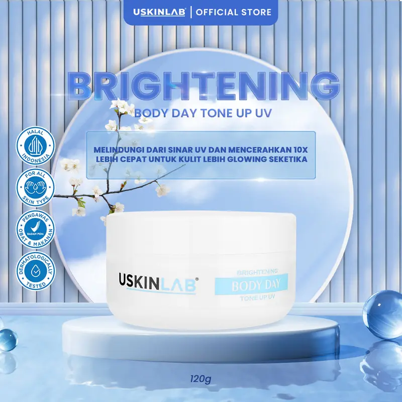 Brightening Body Day Tone Up ∣ SPF 30PA ++ USKINLAB ∣ Mencerahkan ∣ Melembabkan ∣ Lotion ∣ Melembutkan ∣ Pencerah Kulit Tubuh 0