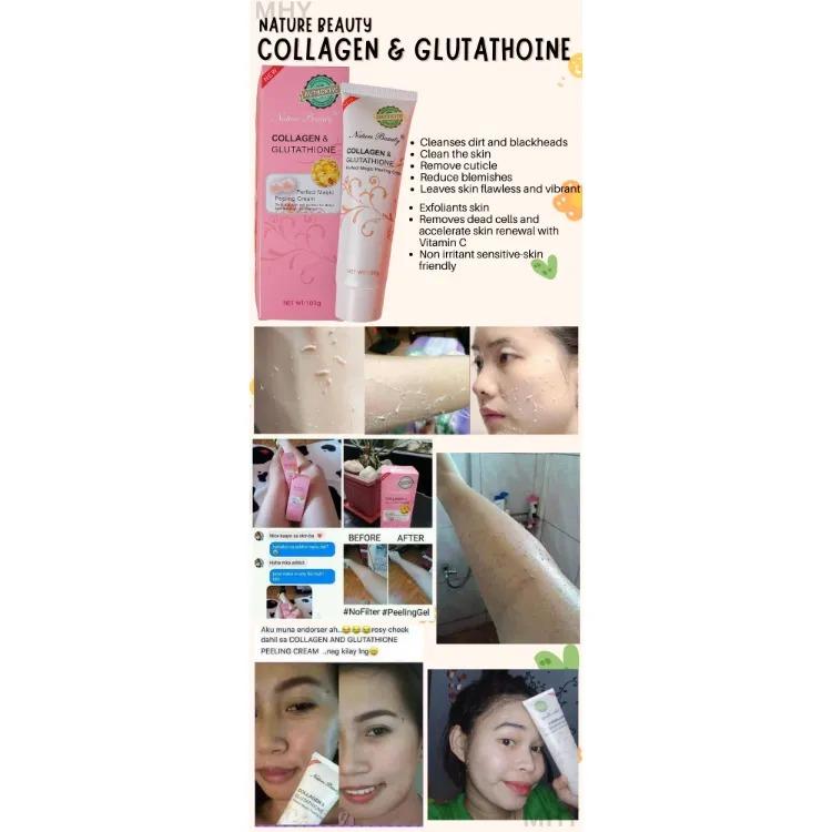 Nature Beauty Collagen & Glutathione Peeling Cream - Perfect Magic Formula for Skin Care - 100g Tube - TikTok Shop Philippines Nature Beauty Collagen & Glutathione Peeling Cream - Perfect Magic Formula for Skin Care - 100g Tube - TikTok Shop Philippines
