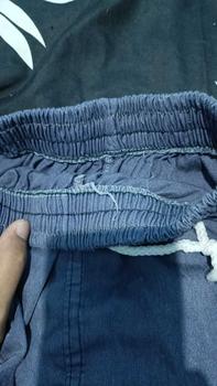 Product Review of 100k Dpt 5Pcs Celana Kanvas Semi Jeans Kolor Harian Santai Abu Cargo Karet Melar Nyaman Lembut Casual Pria from a**h 1