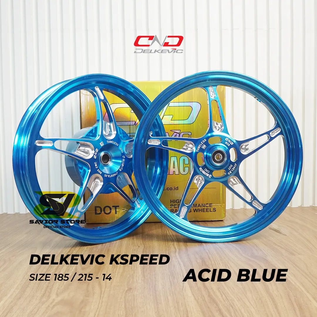 VELG DELKEVIC KSPEED BINTANG LAUT RING 14 2.15 1.85 MOTOR VARIO 110 125 150 BEAT GENIO SCOOPY MIO SPORTY SMILE SOUL Motorcycle