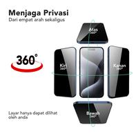 Gambar AMINO Anti SPY 360 Derajat Tempered Glass Privacy Fullcover Compatible For Xiaomi Poco X6 Pro Antigores Anti Dust Glass / Superfit Anti Gores Anti Debu Screen Protector / Fit Clear 9H Auto - Xiaomi Poco X6 Pro, AntiSPY 360 Derajat dari AMINO Shop Indonesia Kota Administrasi Jakarta Barat 3 Tokopedia