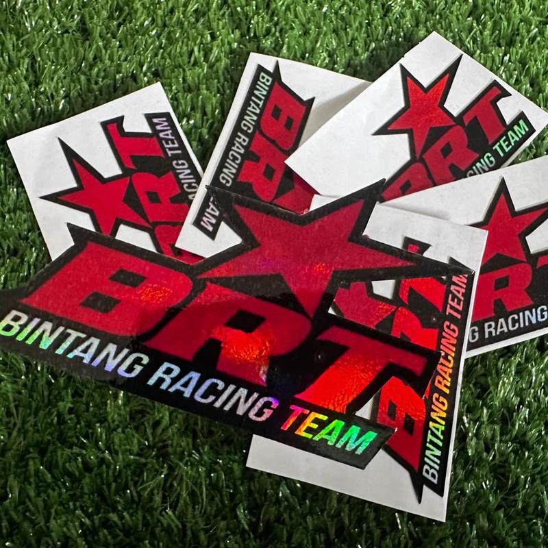 STICKER RACING BRT-STICKER RACING BINTANG RACING TEAM HOLOGRAM TERBARU ...
