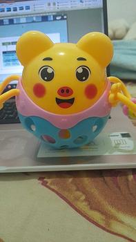 Product Review of HAPPYTOYS.888 Baby Rattle Teether Soft Rubber Hand Ball / Mainan Rattle Bayi / Mainan Bola Karet Lembut Kartun from i**o 0