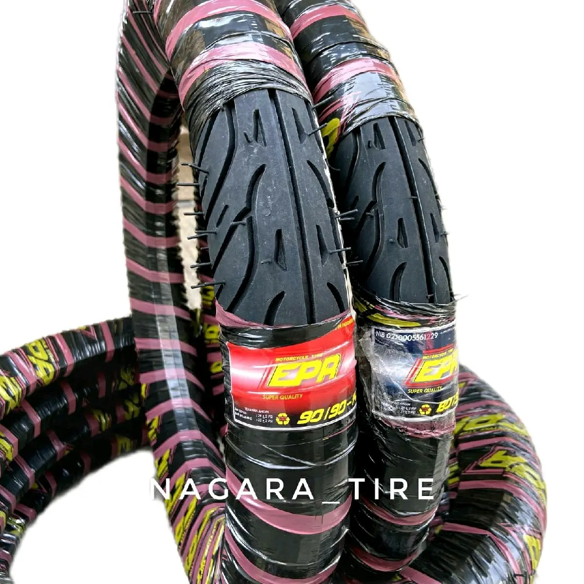 Sepasang Ban Luar Motor Matic Ukuran 80/90 Dan 90/90 Ring 14 Beat Scoopy Vario Mio Spin Spacy Accessories Asli Motorcycle Sepeda non Tubles