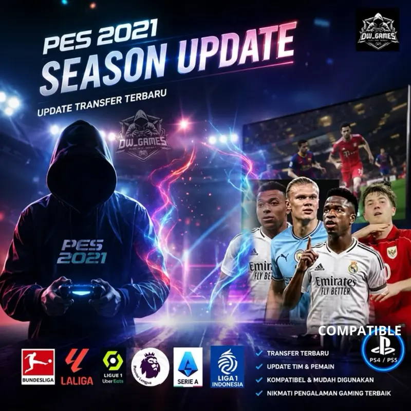 Flashdisk Isi Update Transfer Terbaru Pes21 Patch Option File Untuk PS4 ...