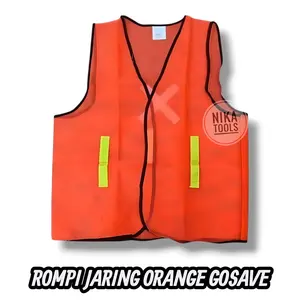 Rompi Jaring Safety Orange Gosave