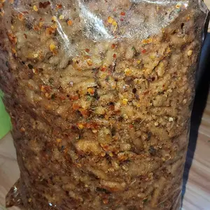 Usus Crispy 1KG / 1 KG kripik Usus bumbu Daun Jeruk Pedas Food