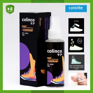COLINCO FOOT SPRAY DEODORANT Anti Bau  dan Kaki PREMIUM SHOE CARE COLOLITE Black Wanita pewangi sepatu