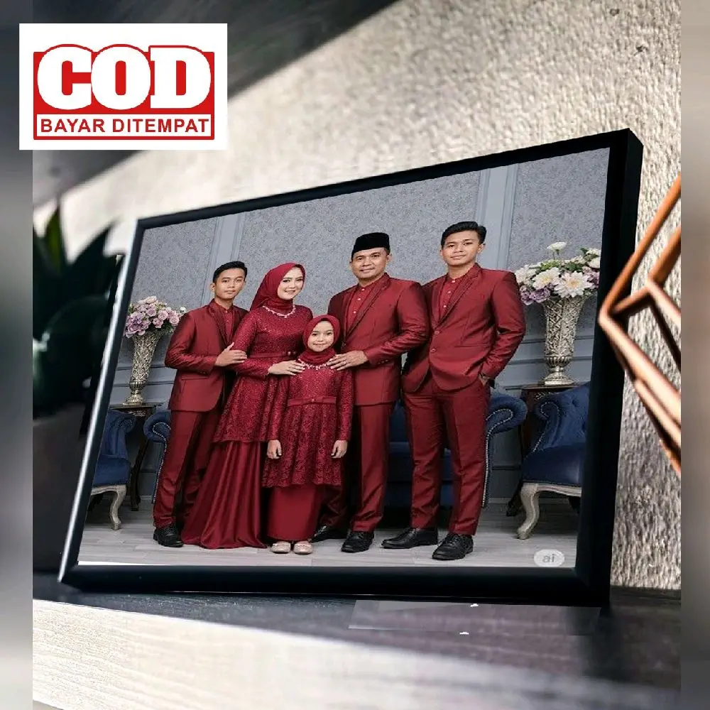 Cetak Foto Plus Bingkai Fiber / Cetak Foto Frameblok / Cetak Foto Frame Fiber / Cetak Foto Bingkai Murah