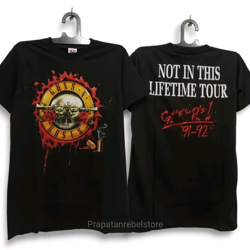 Kaos Musik GNR | Tanpa Jahitan Samping 4