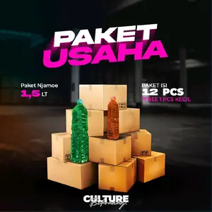 Paket Usaha Solo Ukuran 15OOML Berbagai Varian Rasa Air Mineral [ISI 12 FREE 1] Water Botol