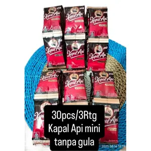 30pcs/3rtg kopi kapal api mini tanpa gula