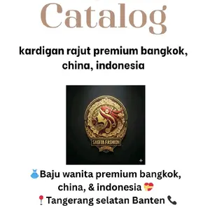 kode nomor ( 1-100)  Sagita Fashion Baju Cardigan Rajut