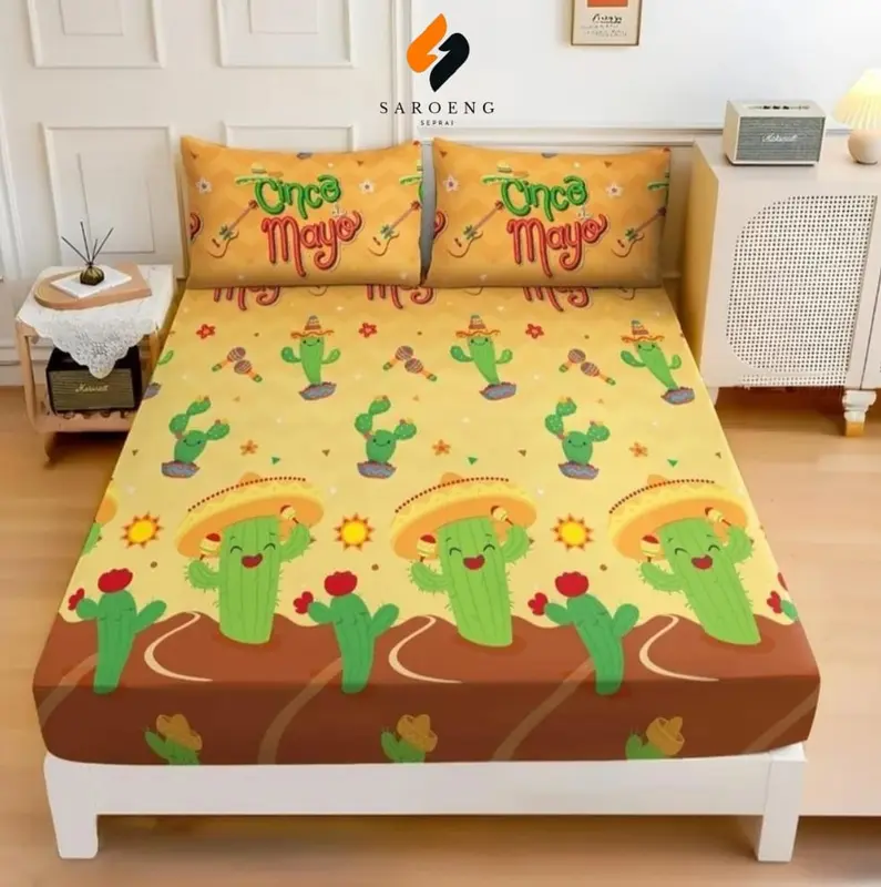 Sarung Kasur Busa Resleting Inoac 180x200 Tebal 20cm Motif Abtrak - Bantal, Guling Lantai 2