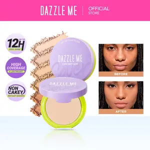 DAZZLE ME Better than Filter Double Kill Two Way Cake Powder | Long Wear Fast Oil Fix Silky Powder