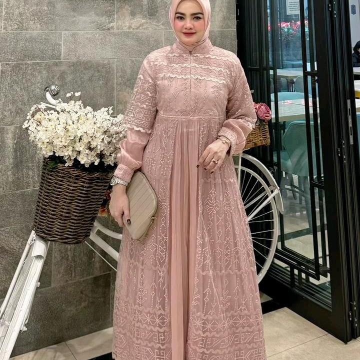 gamis lebaran ziva dress terbaru original 3