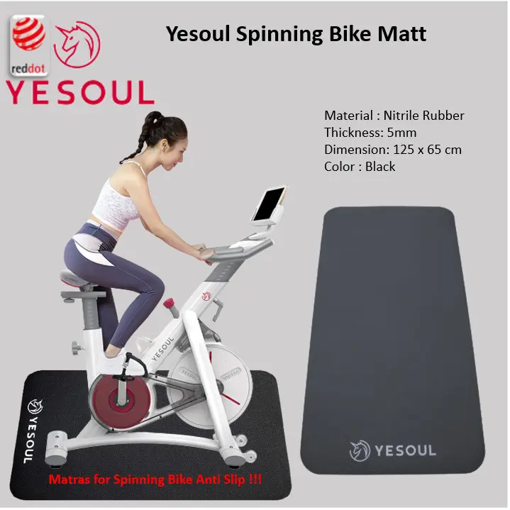 Yesoul Matras Spinning bike Matt Yoga Anti Slip