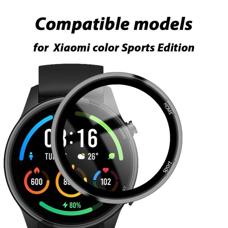 Product Introduction of 20D Curved Soft Protective Film Cover for Xiaomi Mi Color Sports Edition Smart Watch Global Version Screen Protector (Not Glass) 17