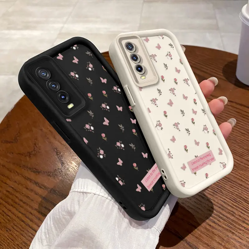 Case HP VIVO Y20 2020 2021  Y20a Y20i Y20t  Y20s Y20g Y20sG  Y21 Y21a Y21e  Y21s Y21t Y21G  Y22 Y22s  Y27 4G  Y27 5G Casing Softcase Kesing Lucu Cesing Phone Soft Cassing Sederhana Bunga indah melindungi Kreatif mode untuk Silicone Kasing Chasing Cashing 3