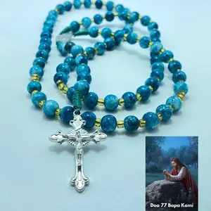 Kalung Rosario 77 Bapa Kami Batu Blorok