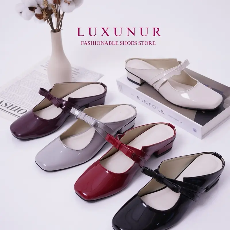 Sandal  wanita hils - Syaqila LUXUNUR wanita hak tahu  santai nyaman 1