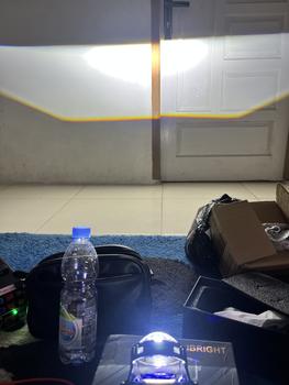 Product Review of IBRIGHT ZE 70 - Projector Biled 2.5inc Blue Lens ibright ze 70 High Low Putih plus kipas pendingin from k**_ 0