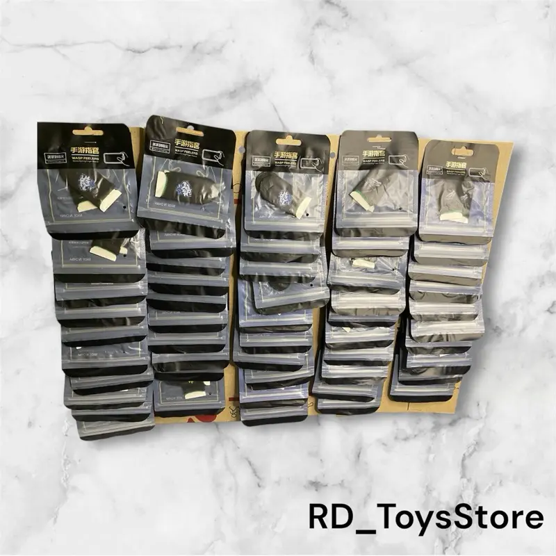 Sarung jempol gaming rencengan isi 50 pics motif random bedak game stick gamepad x3 0