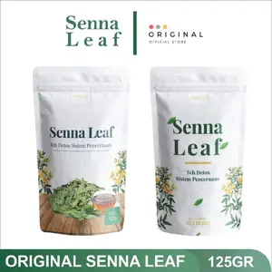 (PROMO) Original teh daun Senna Leaf Annafis Superfood 125gr - teh daun Senna detoxgreen usus Herbal celup Campuran Sepuluh green tea
