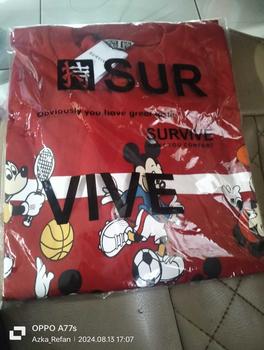 Product Review of Survive Kaos Oversize Atasan Wanita Daily Casual dan Kekinian from s**i 0