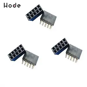 100PCS 2X5 Pin 10P 2.54mm Double Row Female Straight Header Pin Strip J3