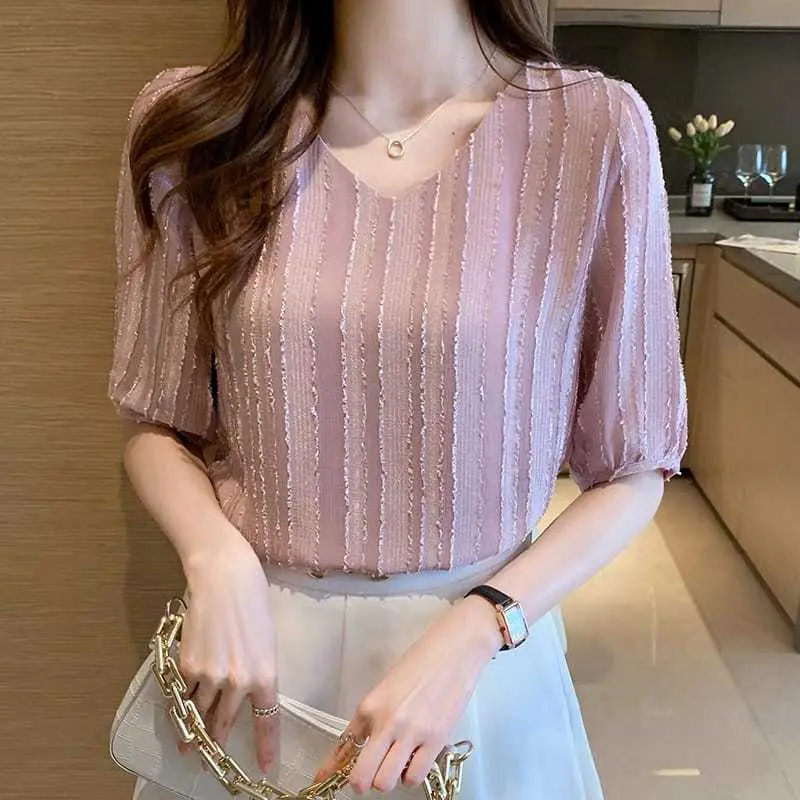 CALISSA FASHION BISA COD BLOUSE/ATASAN WANITA KANTOR/OFFICE STYLE KOREA LENGAN PENDEK MODEL SOFIA 2