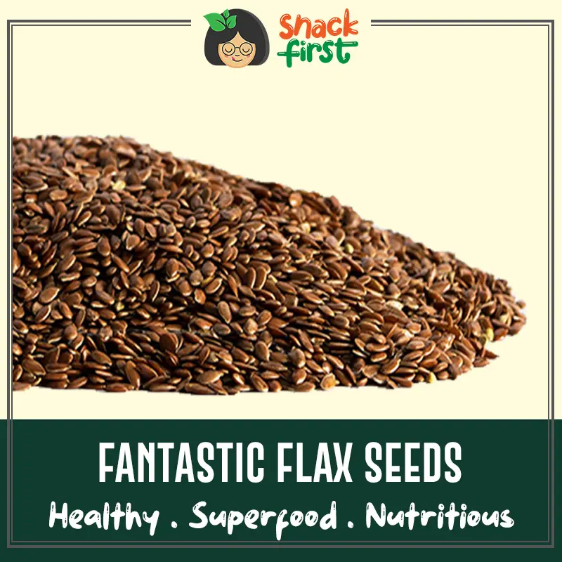 SnackFirst Flax Seeds 500g Healthy Kids Snacks Natural Pets Seeds