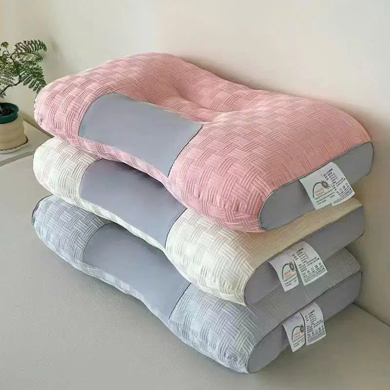[HÀNG NHẬP KHẨU] Gối ngủ Matxa, gối công thái học sợi Bamboo Sợi Tre chống đau mỏi cổ vai gáy định hình tư thế ngủ 50-70