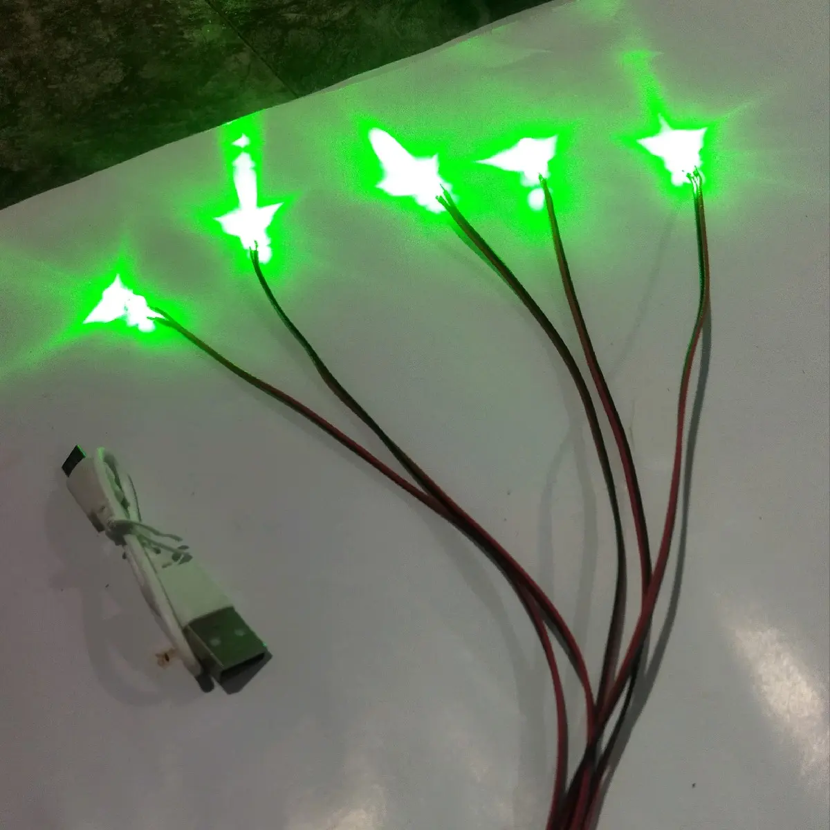 miniatur lampu matrik 4 mode batrai cas cocok untuk miniatur bus/truk oleng