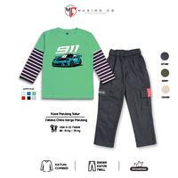 Gambar MAXIMO.CO Setelan Baju Kaos Anak 911 Car Salur Panjang dan Celana Chino Kargo Katun Panjang Warna Hitam Usia 3-12 tahun Fashion Anak - Set 1, Setelan M ( 10-15 kg ) dari Maximo Clothing Store Kab. Bandung 2 Tokopedia